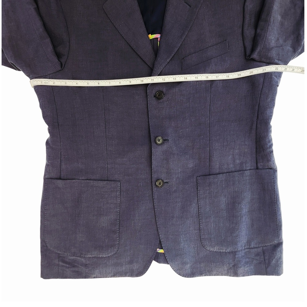 Bernard Zins Blazer 54 EU 44 US LARRY Linen Silk Blend Sport Coat Jacket NWT - Picture 13 of 16